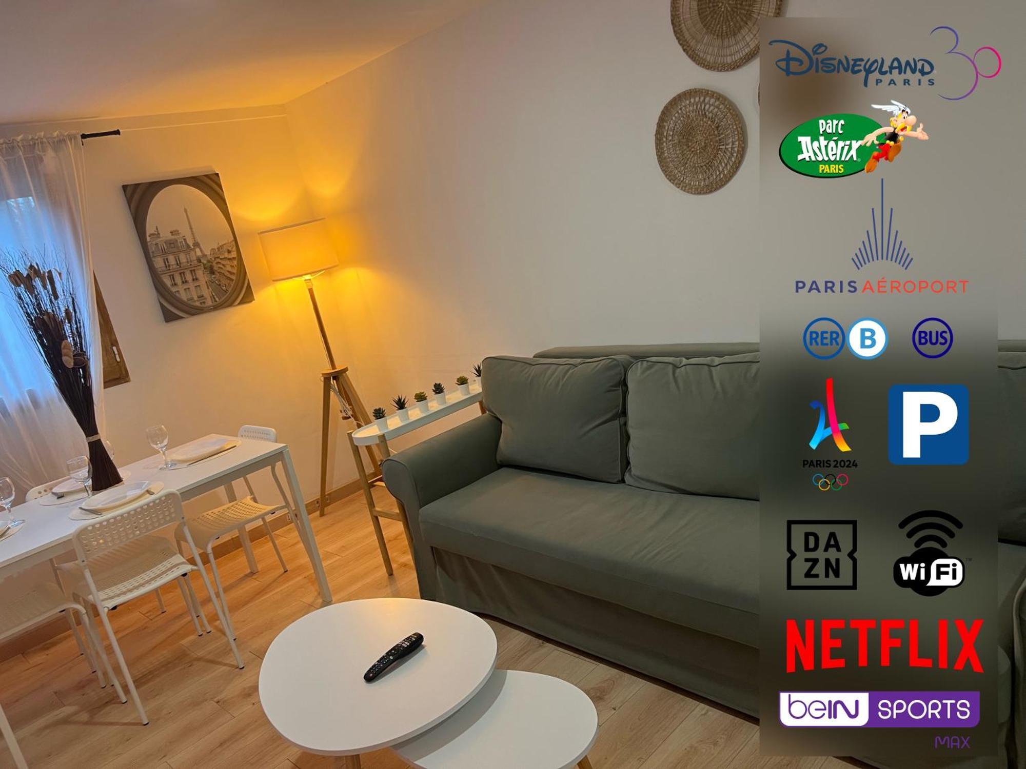 Appartement Pres De Paris, Disney & Cdg Tremblay-en-France Bagian luar foto
